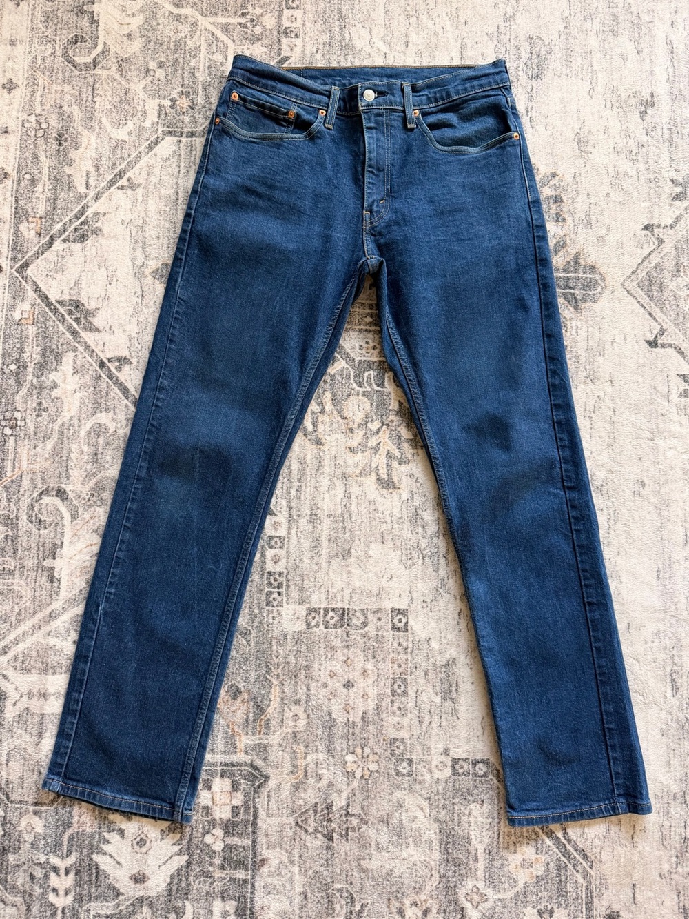 Levi Strauss Men's Straight Dark Wash Jeans 34W 34L